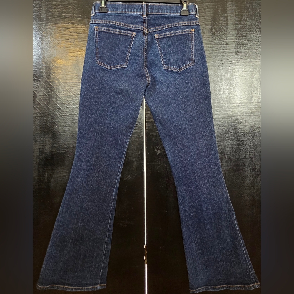 Vintage Forever 21 XXI Y2K Low Rise Flare Jeans Dark Wash Juniors 5 - Picture 5 of 7
